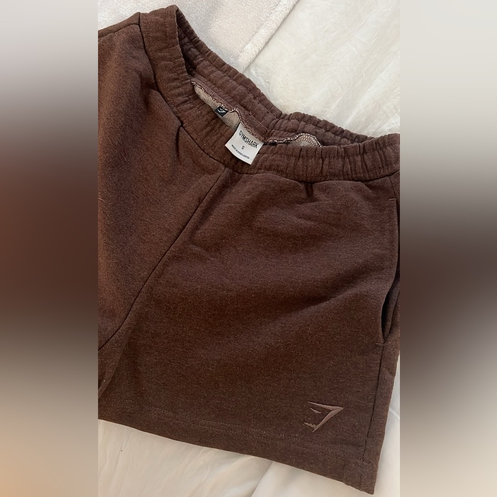 Gymshark Rest Day Sweat Shorts – Cozy Brown Marl